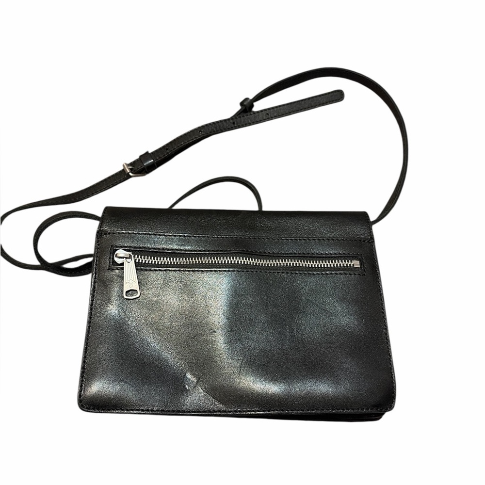 Patricia Nash Lanza Crossbody Organizer Black Leather Heritage Bag - Picture 3 of 11